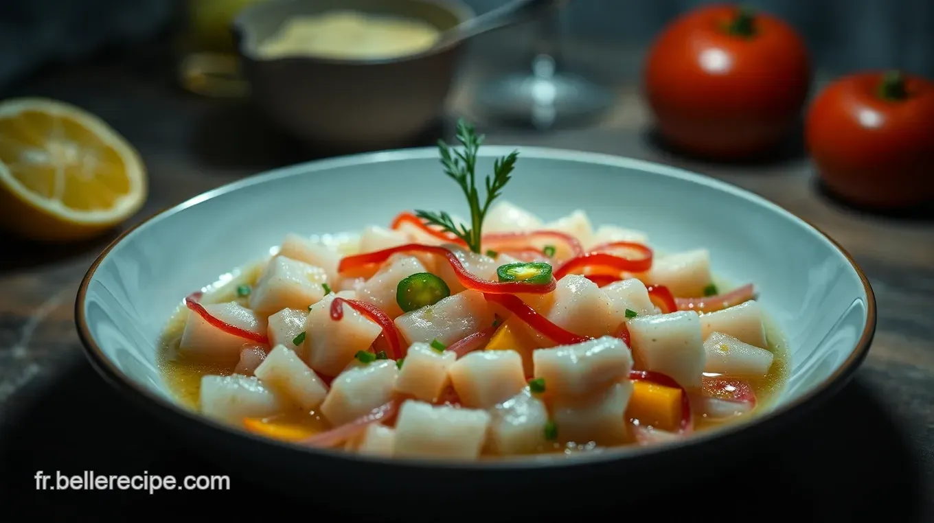 Ceviche Fraîcheur de la Mer : Recette Facile et Savoureuse Ceviche Fraîcheur de la Mer