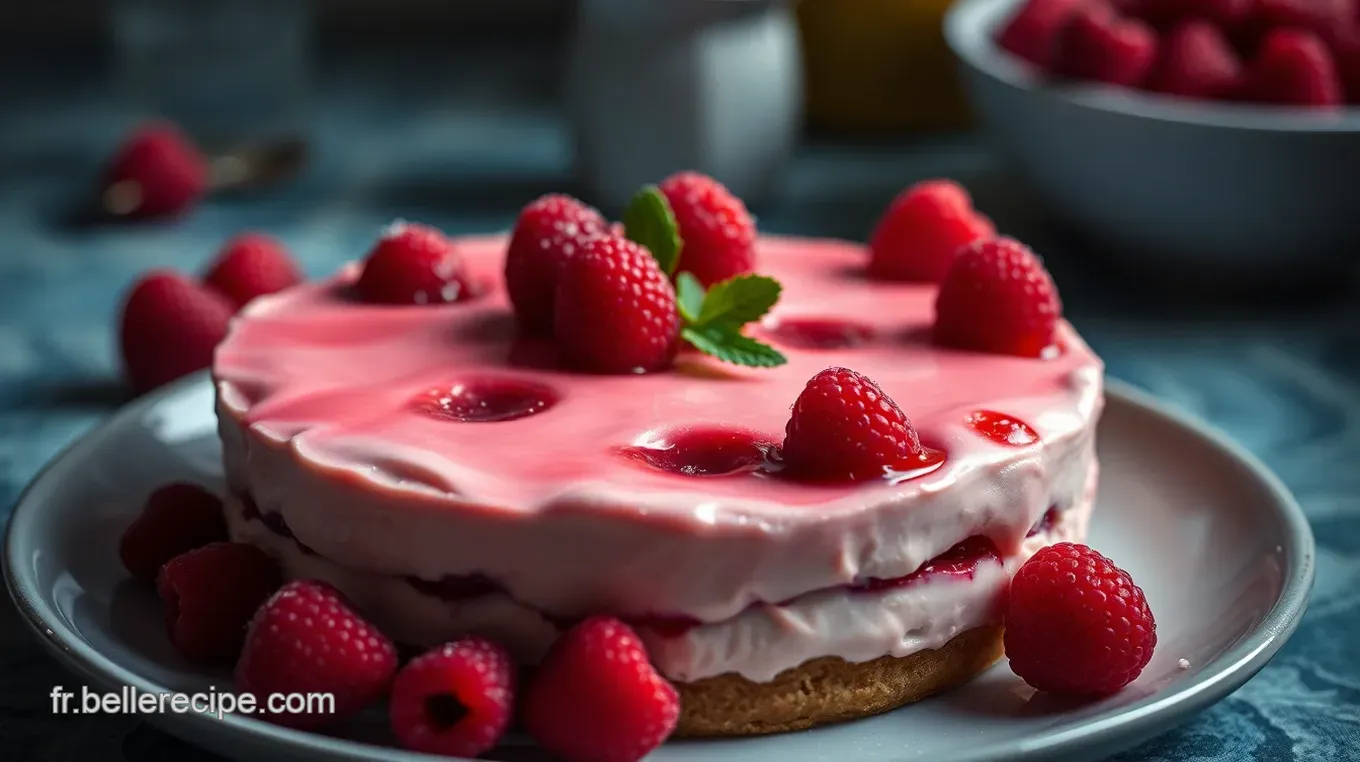 Charlotte aux Framboises Éclatante : Un Dessert Léger et Délicieux Charlotte aux Framboises Éclatante