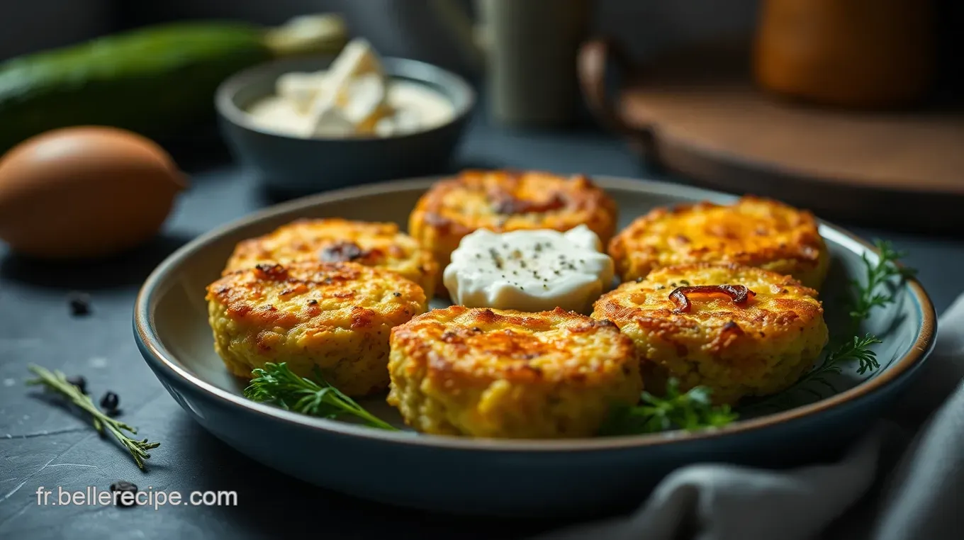 Croquettes de Courgettes et Feta : Un Apéritif Végétarien Savoureux Croquettes Croquantes de Courgettes et Feta