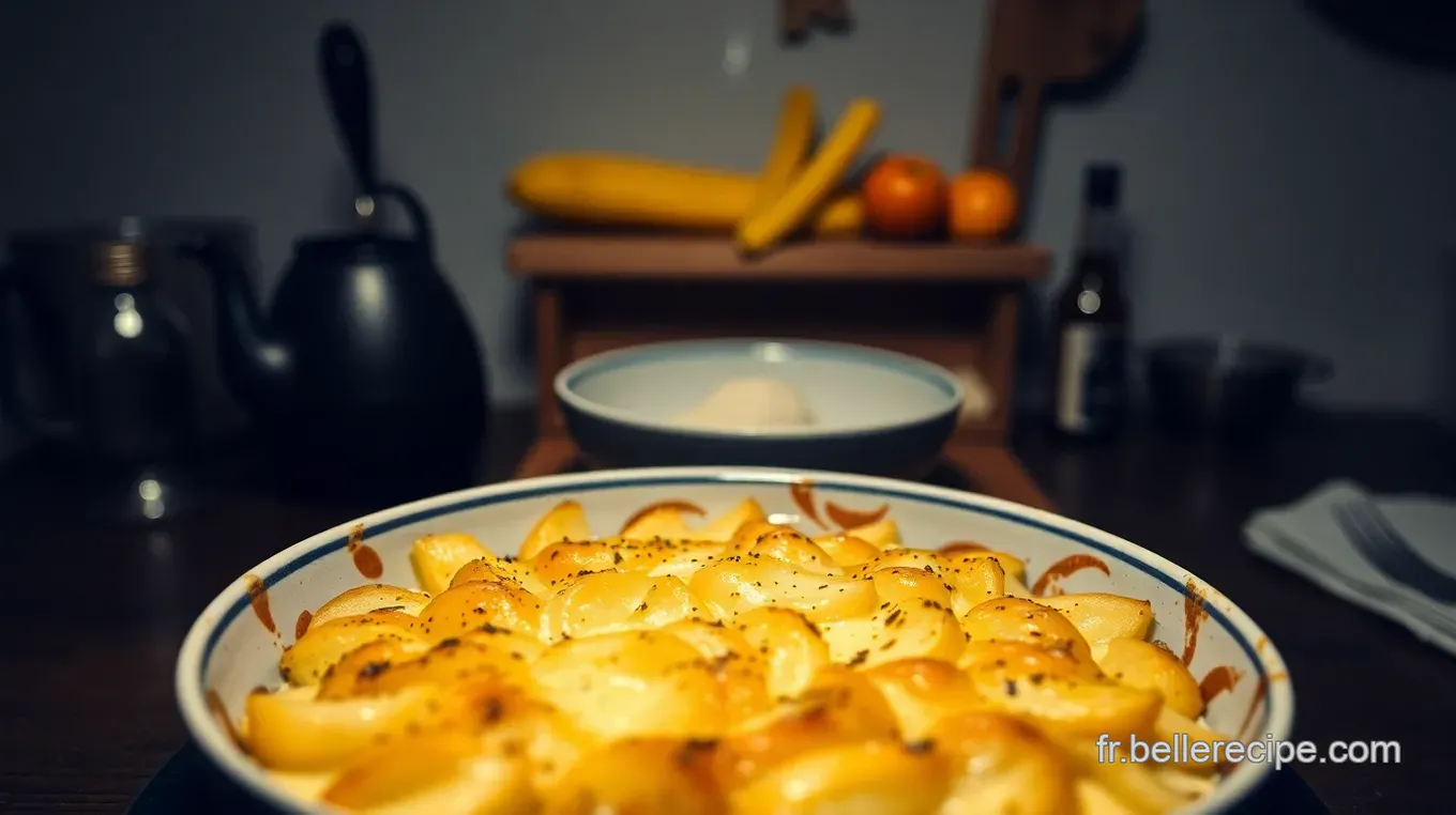 Recette Plat Four: Gratin de Pommes de Terre Savoureux et Réconfortant Gratin de Pommes de Terre Savoureux au Four