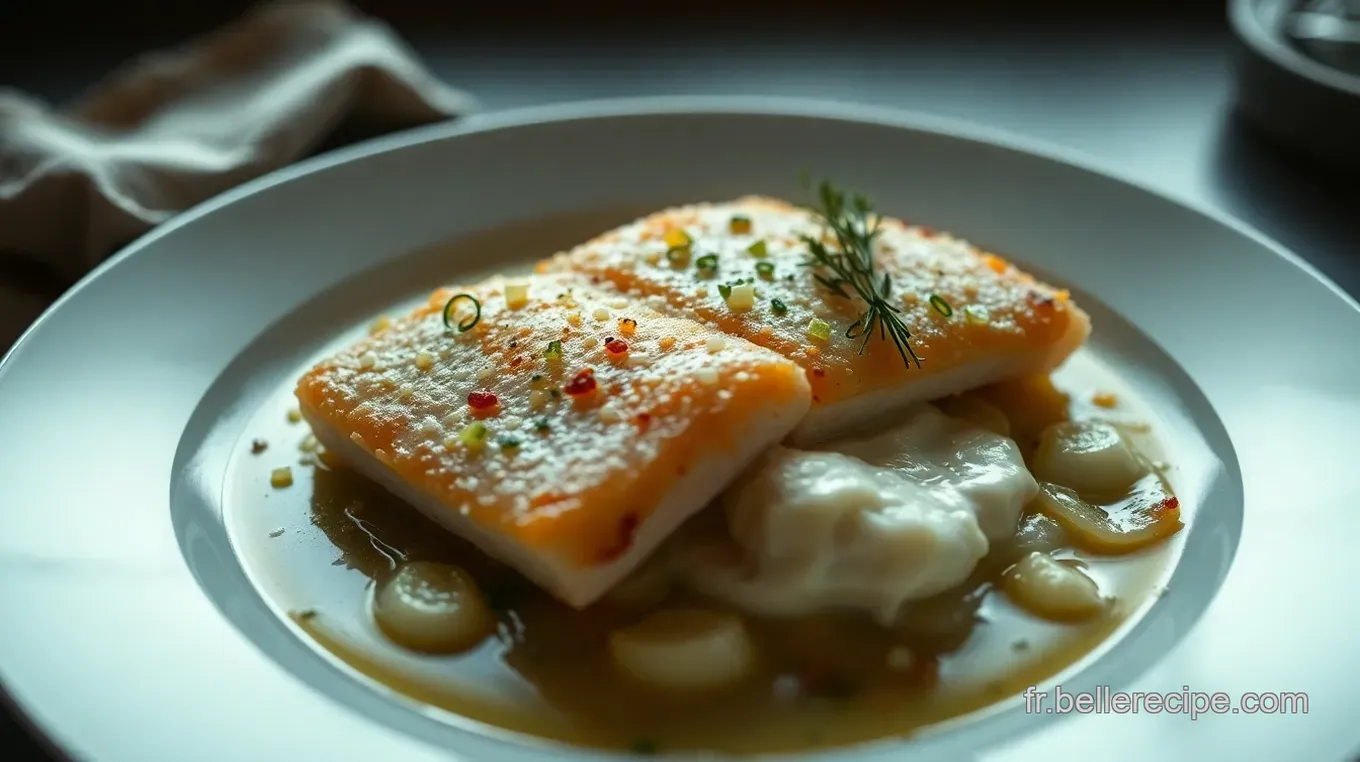 Recette de Haddock à l' estragon et crème citronnée - Délicieuse et Facile Recette de Haddock à l' estragon et crème citronnée