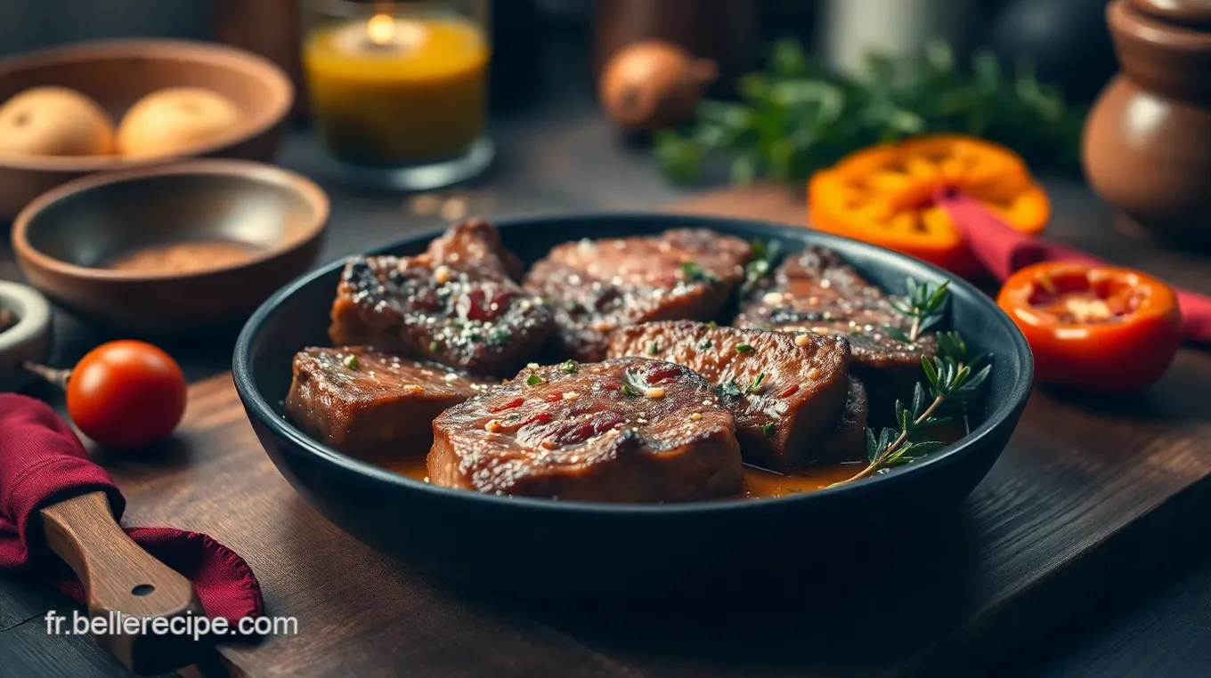 Steak Sauté de Bœuf à la Provençale : Un Délice Méditerranéen Facile Recette de Steak Sauté de Bœuf à la Provençale