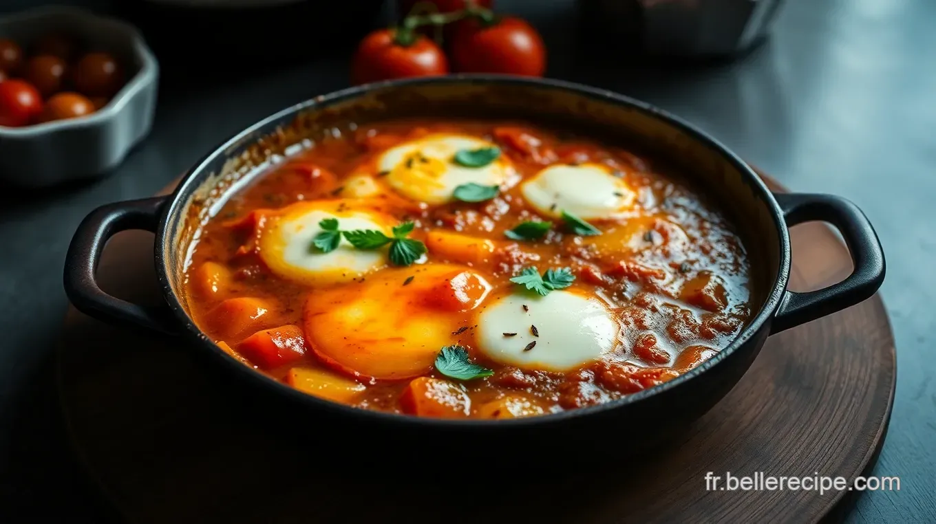 Shakshuka Savoureuse aux Épices : Un Plat Réconfortant à Partager Shakshuka Savoureuse aux Épices du Moyen-Orient