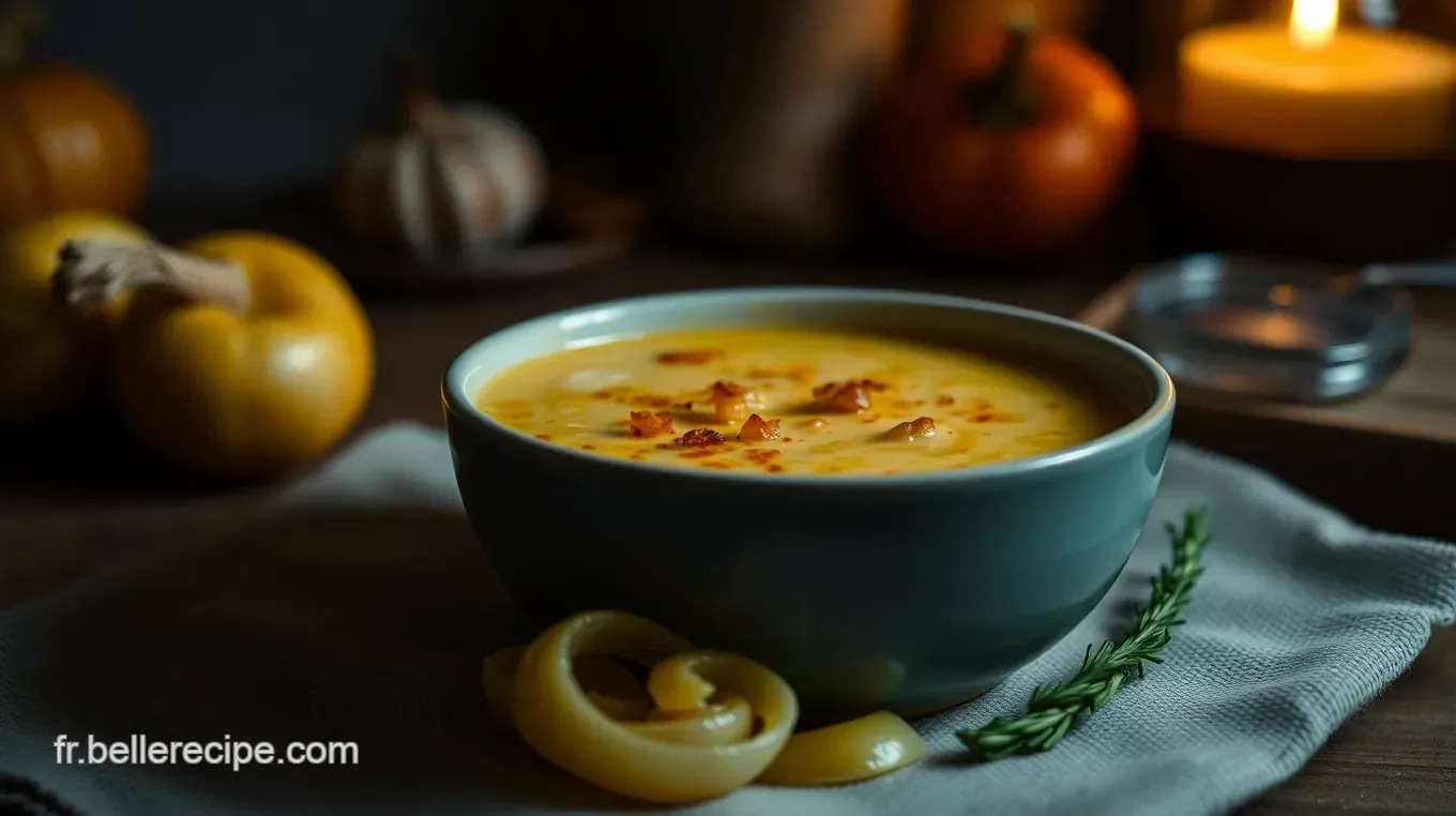 La meilleure Soupe à l' Oignon Gratineé : Recette Authentique Française Soupe à l' Oignon Gratineé - Une Soupe Classique Française