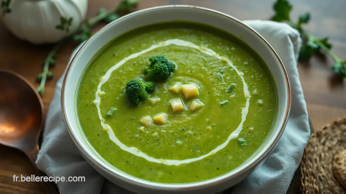 Soupe Verte Vitalité : Une Délicieuse Detox Recette Facile Soupe Verte Vitalité