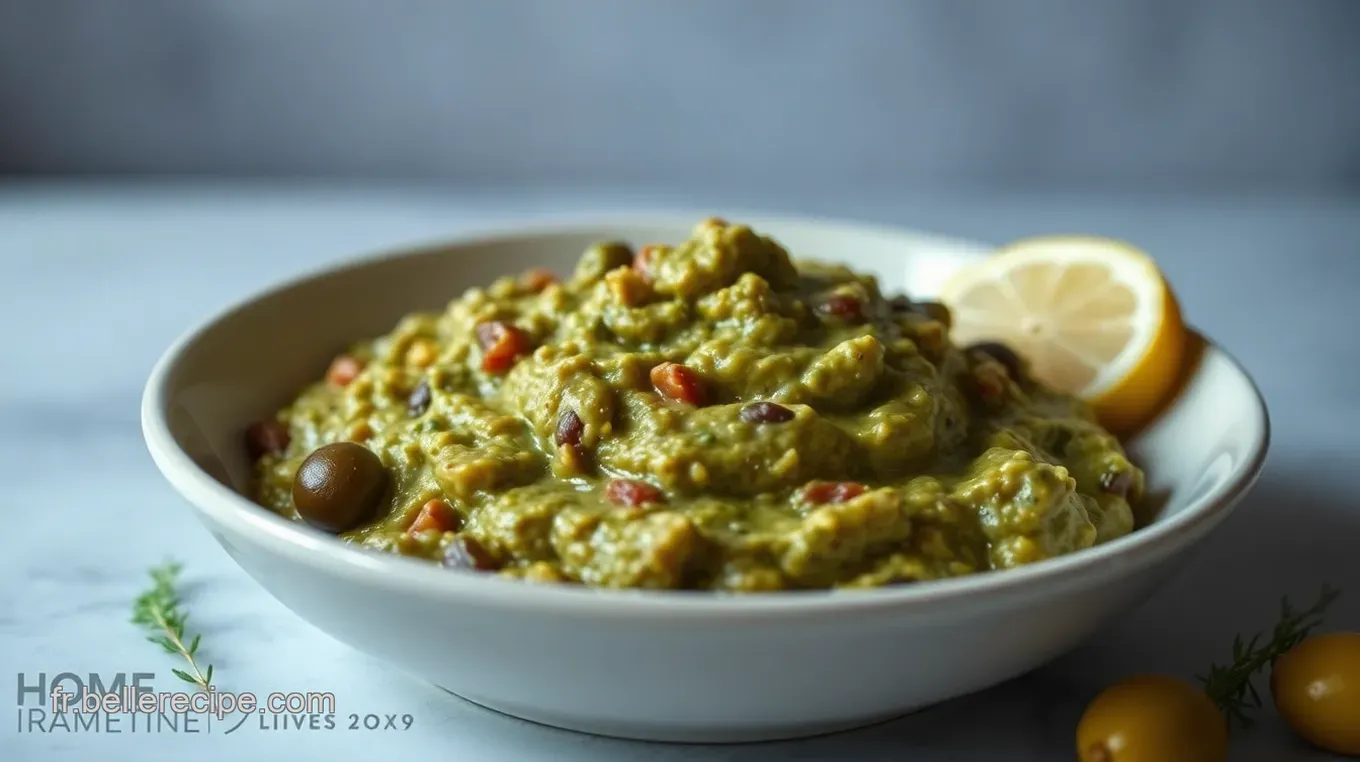 Tapenade Olive Verte : La Recette Provençale Incontournable pour vos Apéros Tapenade Verte : Un Délice Provençal
