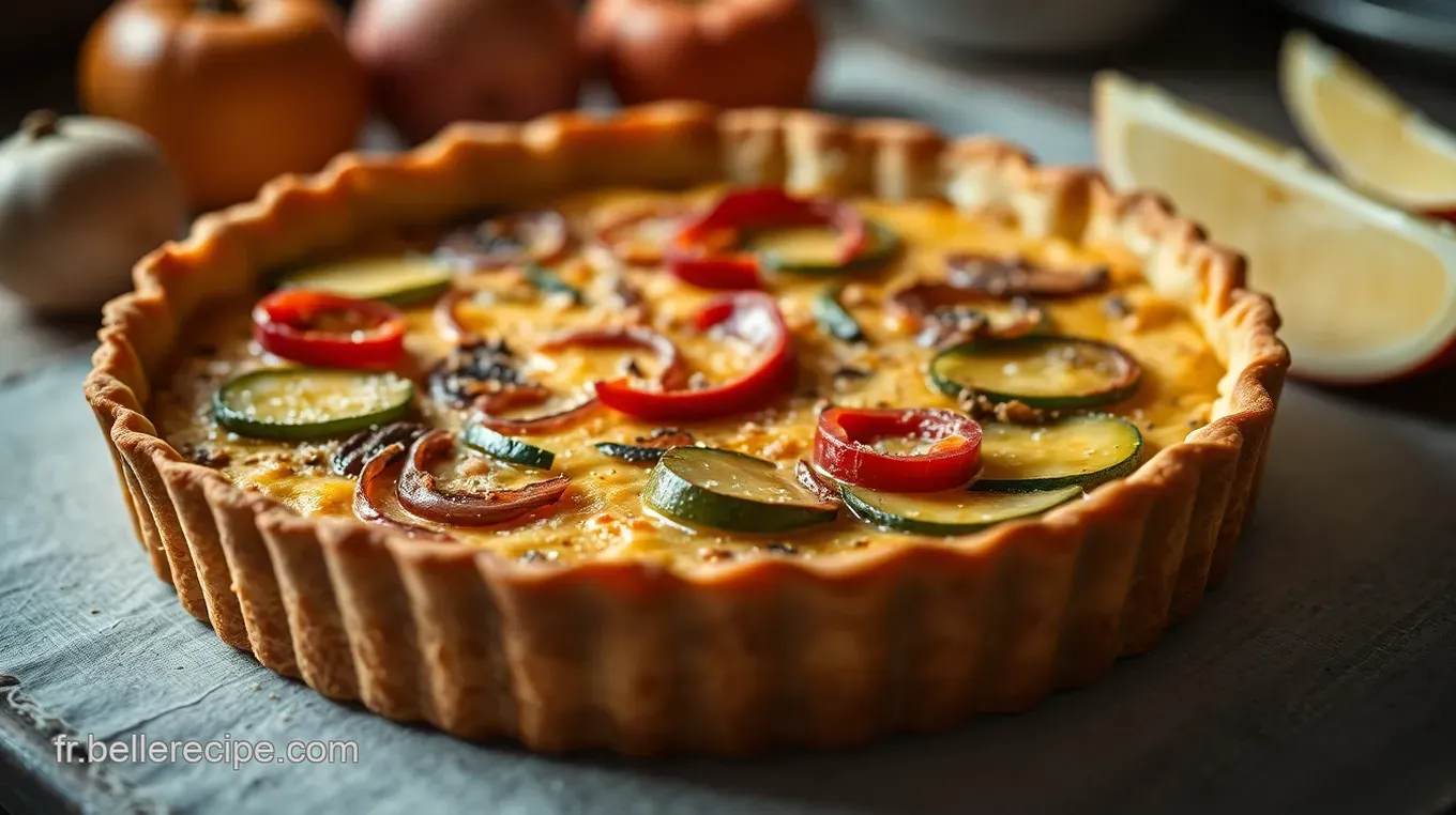 Découvrez une Tarte Végétale aux Couleurs d' Automne: Cherche des Recettes Végétariennes Tarte Végétale aux Couleurs d' Automne