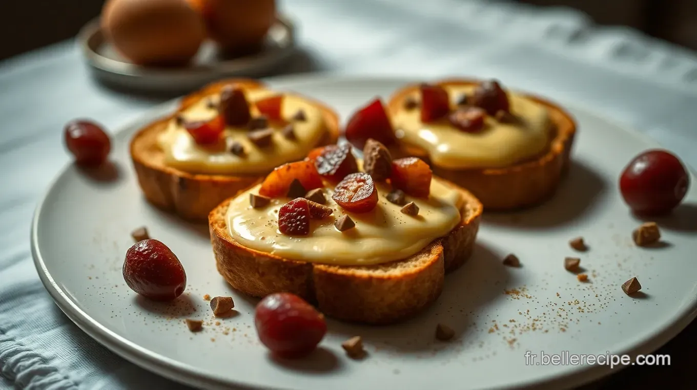 Tartines de Pain Perdu à la Crème de Marrons - elle a table Tartines de Pain Perdu à la Crème de Marrons