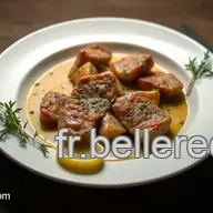 Araign&eacute;e de B&oelig;uf Saut&eacute; avec Sauce aux Herbes: Un D&icirc;ner Inoubliable
