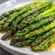 Asperges Vertes R&ocirc;ties au Parmesan
