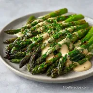 Asperges Vertes Sauce Tahine en 25 Min