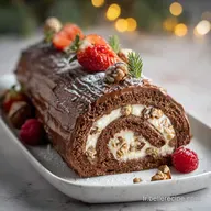 B&ucirc;che de No&euml;l Chocolate - Make-Ahead