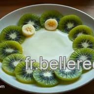 Carpaccio de Kiwi et Banane : Un Dessert Frais et Vitamin&eacute;