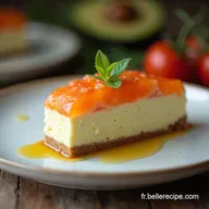Recette Cheesecake Sal&eacute; Avocat et Saumon Fum&eacute; Parfait
