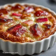 Recette Clafoutis Rhubarbe Facile Le D&eacute;lice Printemps Maison