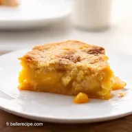 Cobbler aux p&ecirc;ches facile Un d&eacute;lice amandine et vanille