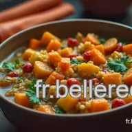 Cocotte de L&eacute;gumes d'Automne au Curcuma - Recette V&eacute;g&eacute;tarienne Facile