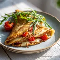 Recette pour Cr&ecirc;pes Sal&eacute;es: P&acirc;te Sarrasin pour 4
