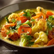 Curry aux l&eacute;gumes et coco Recette facile et cr&eacute;meuse pr&ecirc;te en 45 min
