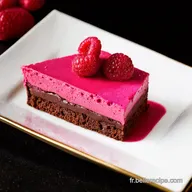 D&eacute;lice Bavarois Framboise Chocolat Un Dessert Divin