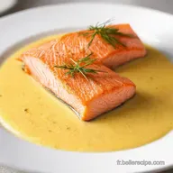 Recette au Saumon Facile Filet Cr&egrave;me Fra&icirc;che Aneth