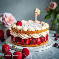 Fraisier R&ecirc;v&eacute;: Mon Id&eacute;e G&acirc;teau pour Anniversaire &Eacute;l&eacute;gant