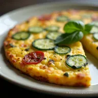 Frittata l&eacute;g&egrave;re aux courgettes et Ma recette facile et ensoleill&eacute;e