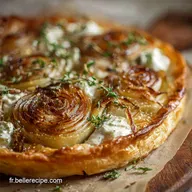 Galette de poireau au fromage Recette ch&egrave;vre cr&eacute;meux et poireaux fondants
