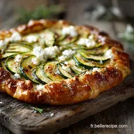 Galette de courgette au fromage ch&egrave;vre la recette rustique z&eacute;ro &eacute;chec