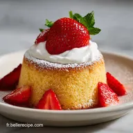 G&acirc;teau Aux Fraises Moelleux Pour 8 Portions