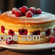 Mon G&acirc;teau d'Anniversaire Facile: Genoise, Framboise & Vanille