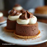 Recette Facile du G&acirc;teau aux Trois Mousses Chocolat&eacute;es