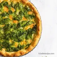 Tarte aux &eacute;pinards facile La recette comme &agrave; la maison