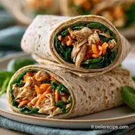 Mini Wrap Poulet Crudit&eacute;s: 25 Minutes