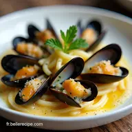 Recette Moules Gratines au Four Croustillantes et Cr&eacute;m&eacute;es
