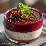 Mousse de Betterave Ch&egrave;vre Frais La Verrine Ap&eacute;ritive la Plus Chic