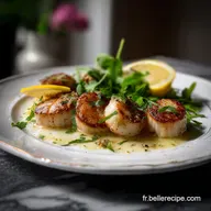 Noix de Saint-Jacques Recette: C&oelig;ur Nacr&eacute; et Dor&eacute;