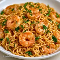Nouilles Saut&eacute;es Crevettes Gingembre Wok