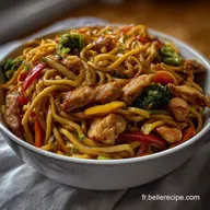 Nouilles Sautes Poulet : Pr&ecirc;tes en 20 Minutes Chrono