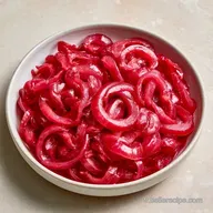 Pickles d Oignons Rouges &agrave; l Hibiscus: Croquants