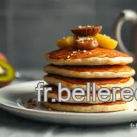 Pancakes au Kiwi Zespri&trade; : Une Recette de Petit-D&eacute;jeuner &Eacute;nergisant