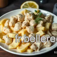 Plat &agrave; Faire Facile: P&acirc;tes Cr&eacute;meuses au Poulet Citron 🍋