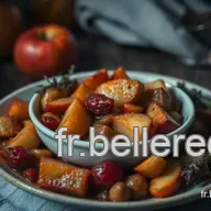 Recette Pintade R&ocirc;tie : Un Plat R&eacute;confortant aux Fruits d'Hiver