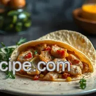 Poulet Proven&ccedil;al Wrap: Un D&eacute;jeuner Ensoleill&eacute; Facile!