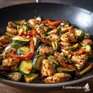 Recette Poulet au soja et l&eacute;gumes le plat facile sain et rapide au Wok