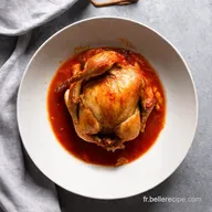 Recette pour plat principal facile Mon Poulet Basquaise R&eacute;vist&eacute;