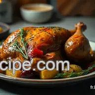 D&eacute;couvrez mon Poulet Fermier R&ocirc;ti aux Herbes de Provence - Recette Facile