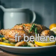 Plat Rapide: Poulet R&ocirc;ti Citron-Herbes, Si Facile!