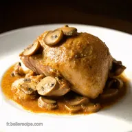 Poulet Sauce Porto aux Champignons Un D&eacute;lice Normand