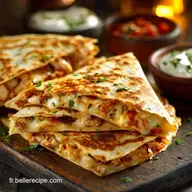 Quesadillas au poulet et au fromage D&icirc;ner mexicain facile et rapide